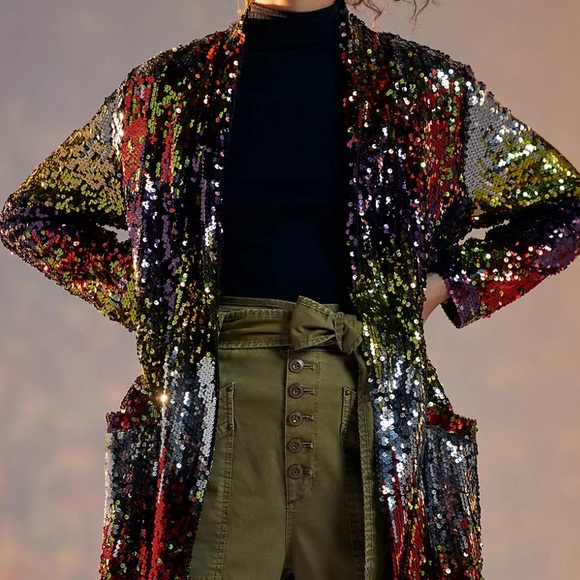 BB Dakota Sequin Duster - Picture 1 of 7